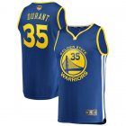 Camiseta Kevin Durant 35 Golden State Warriors Icon Edition Azul Hombre